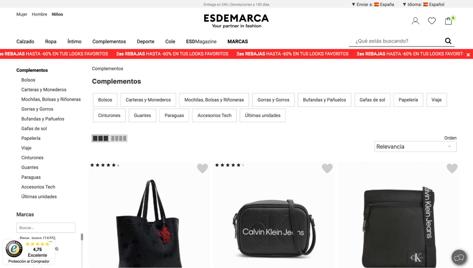 Blusas de Mujer  Comprar online en Esdemarca