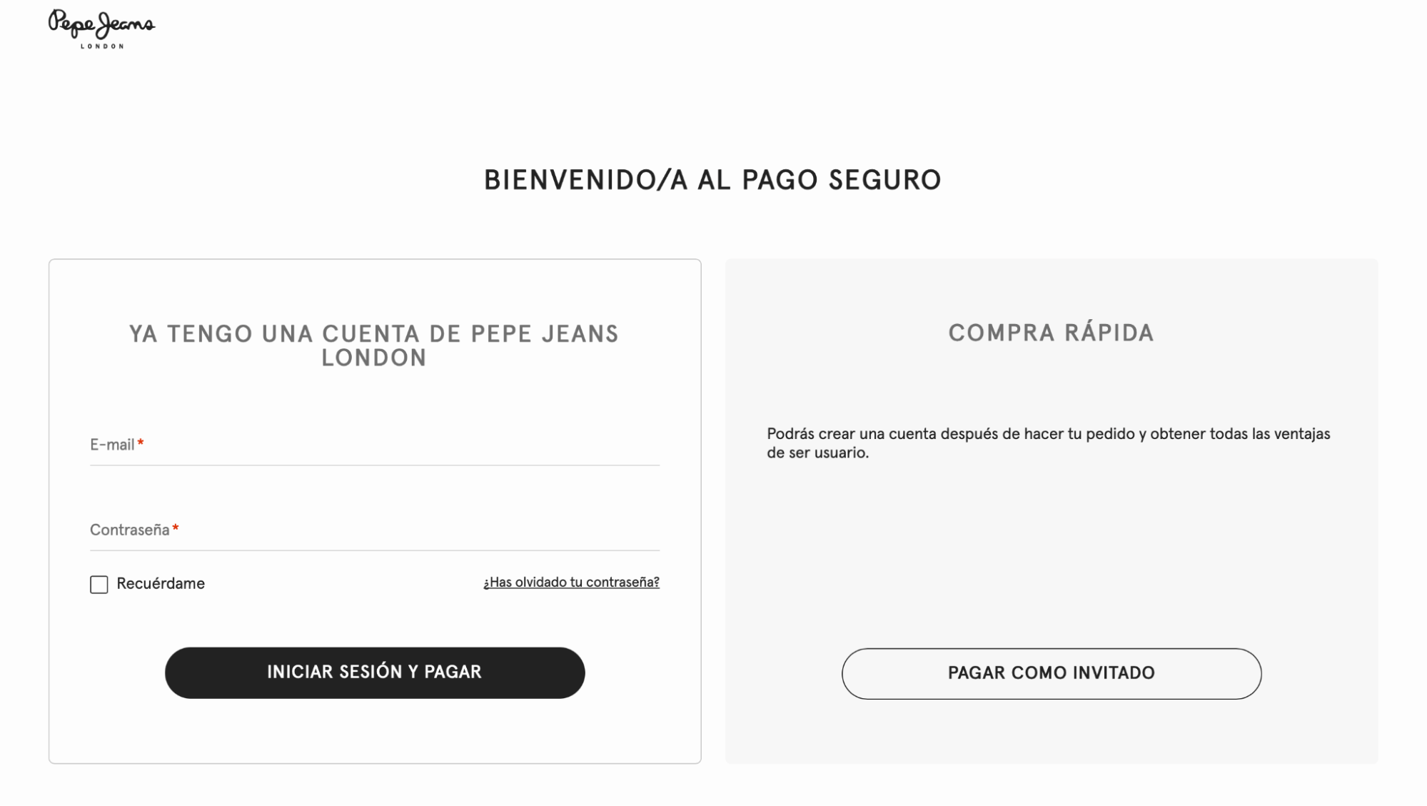 Imagen 8: Usar código promocional en Pepe Jeans