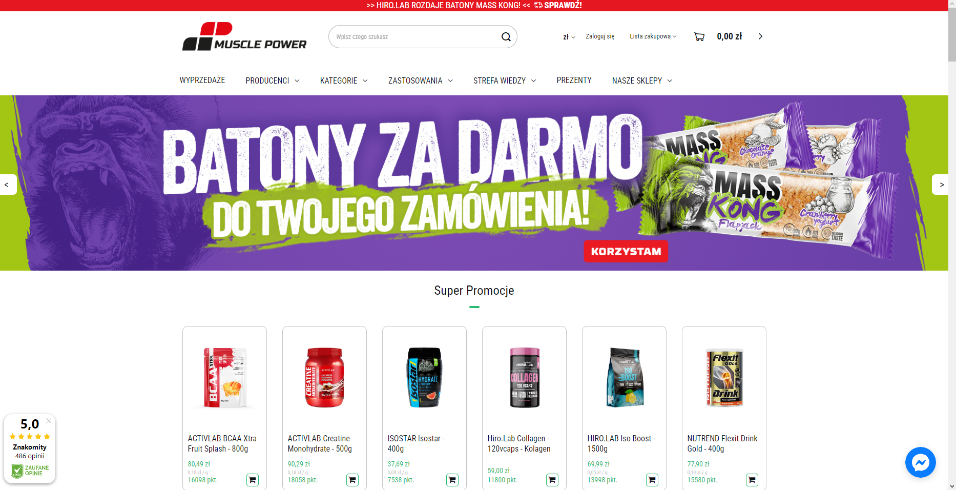 Kody Rabatowe MusclePower Najlepsze oferty: MusclePower Kod Rabatowy i Promocje