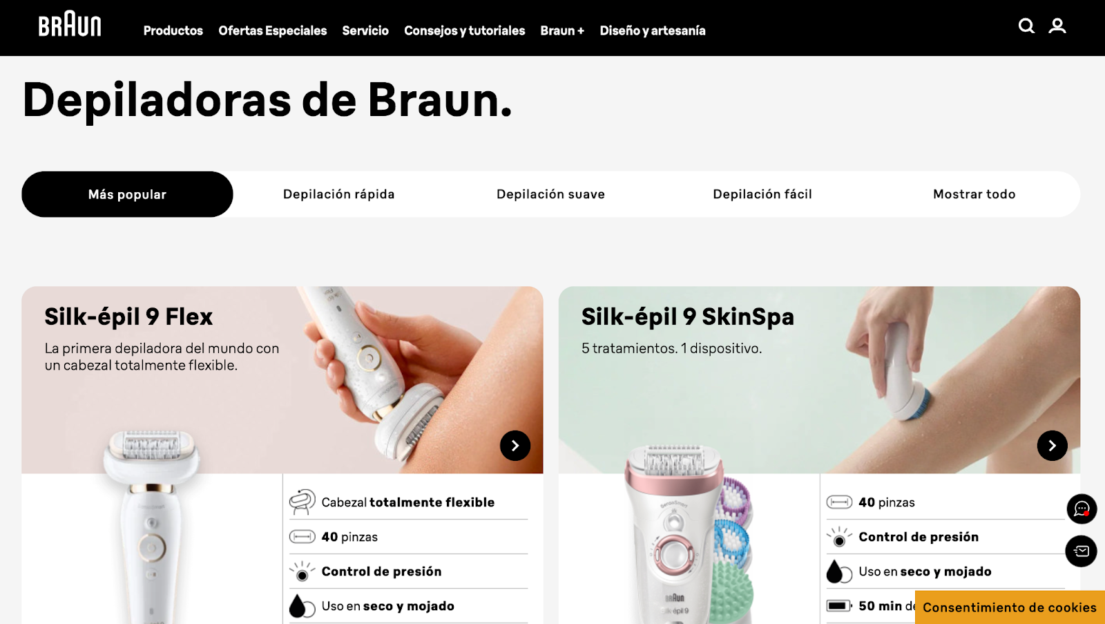 Imagen 6: Usar código promocional en Braun