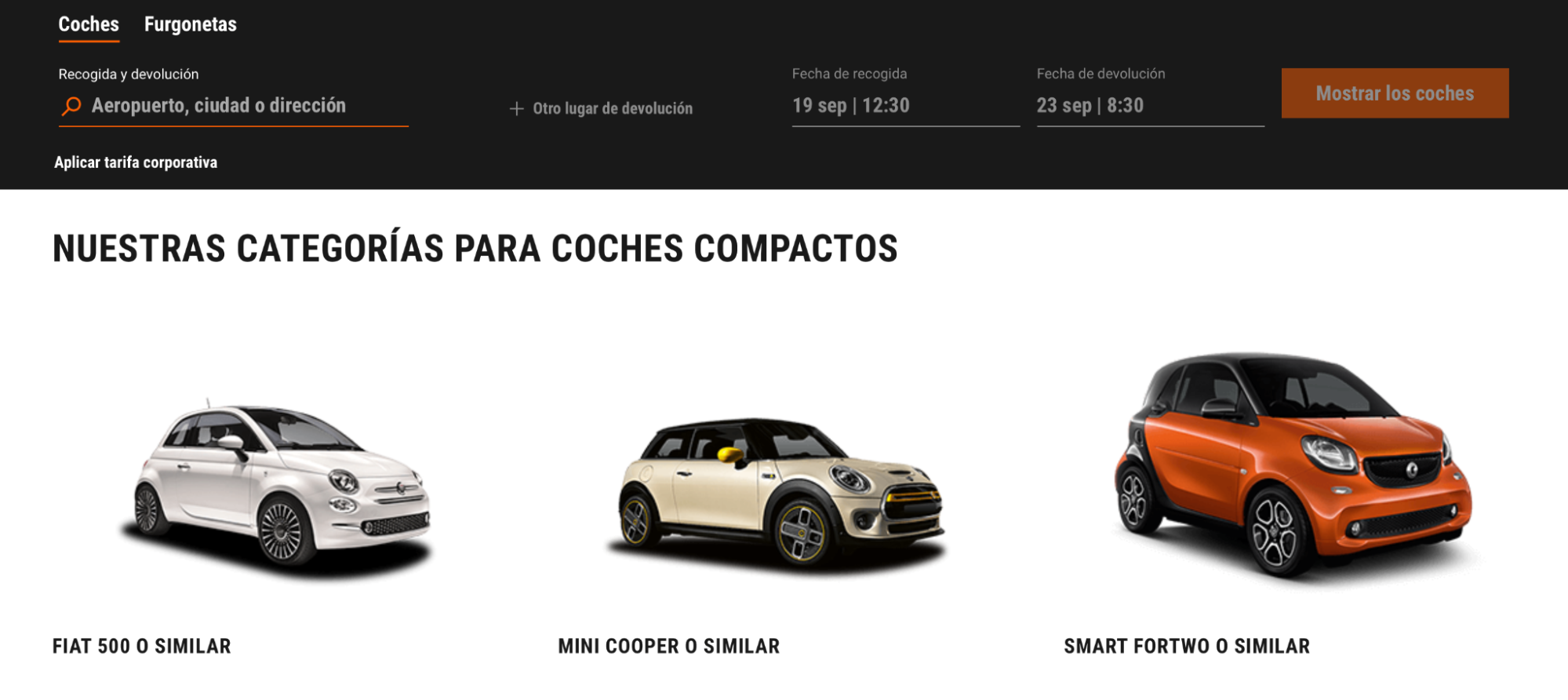 Imagen 4: Usar código promocional en Sixt