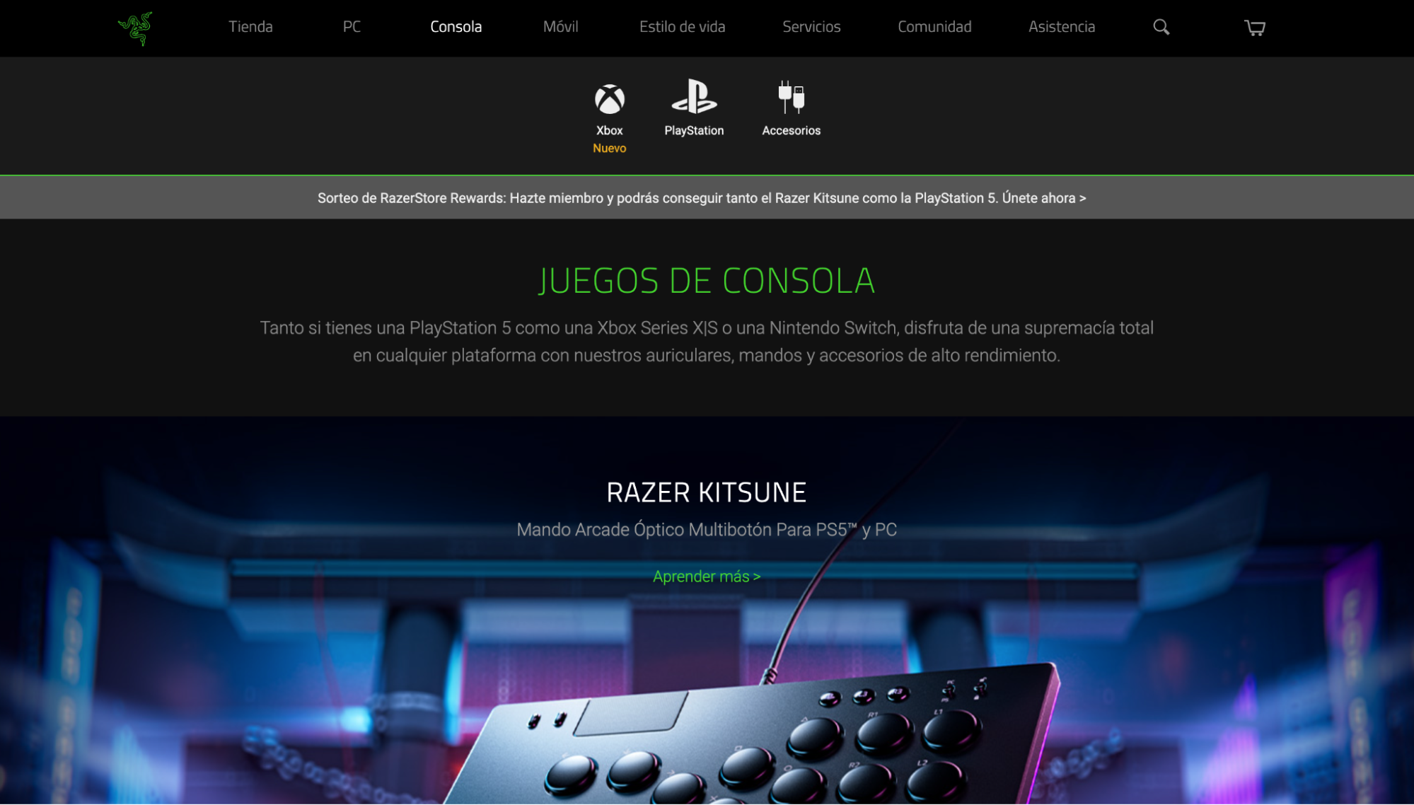 Imagen 3: Usar código promocional en Razer