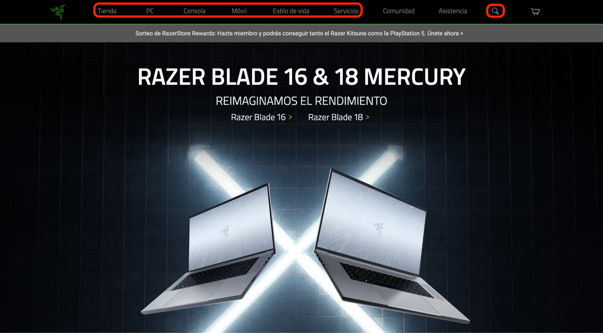 Imagen 6: Usar código promocional en Razer