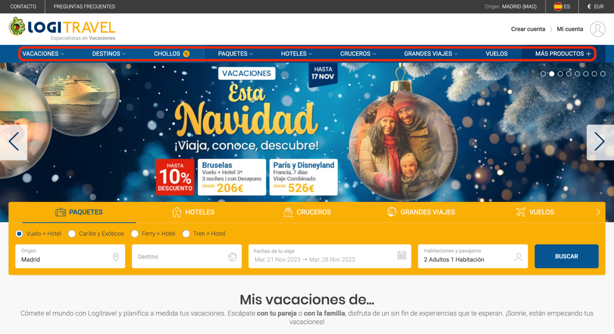 Imagen 7: Usar código promocional en Logitravel