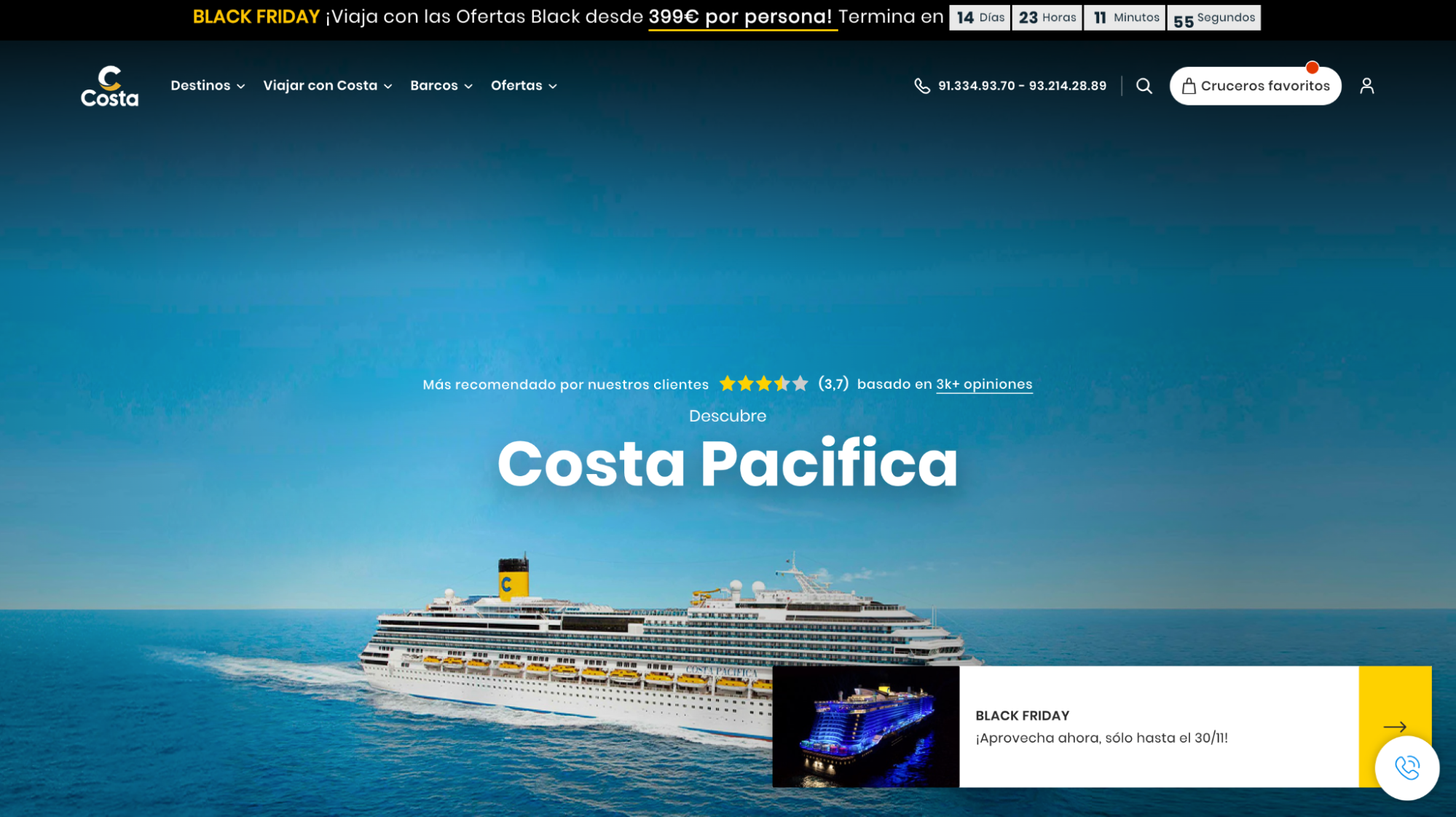 Imagen 16: Usar código promocional en Costa Cruceros