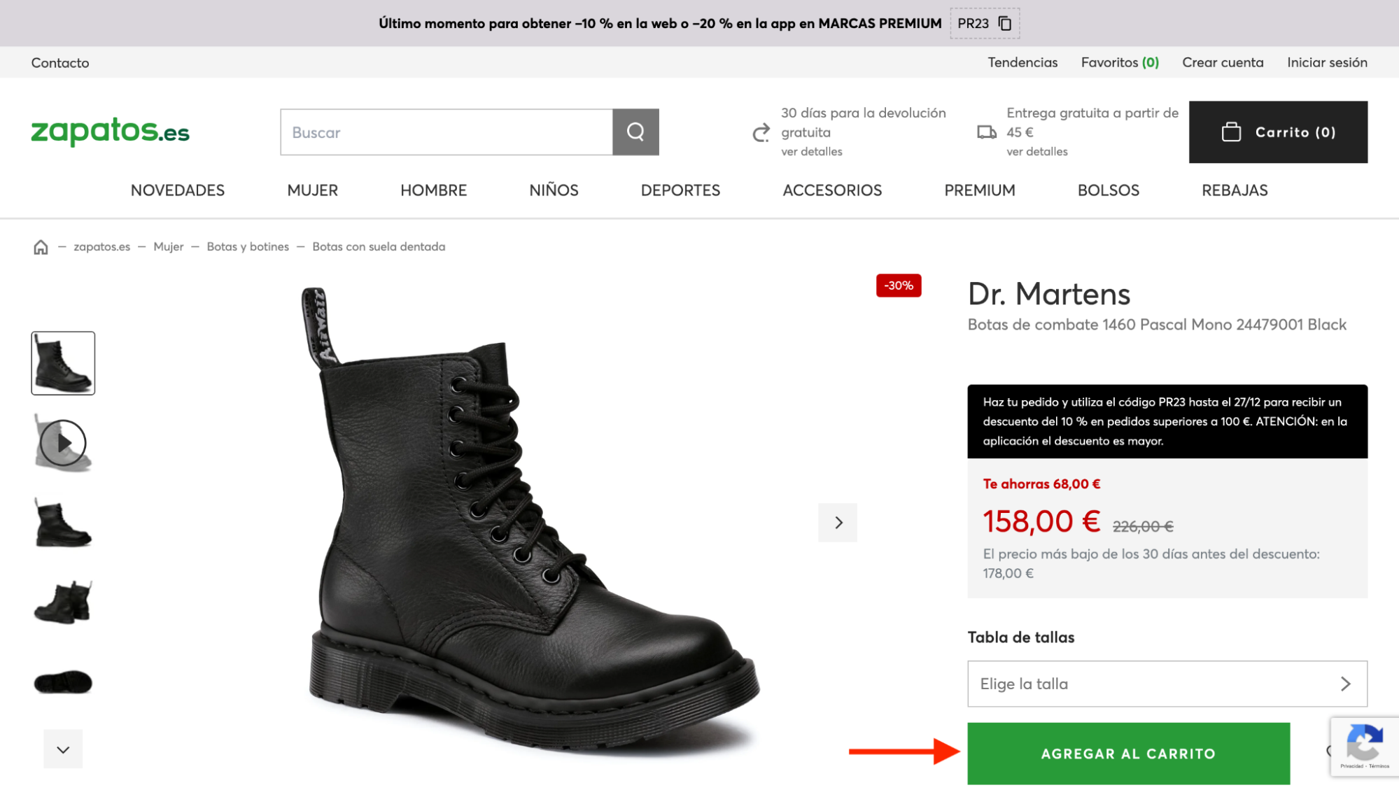 Codigo descuento Zapatos.es 25 en Noviembre 2024