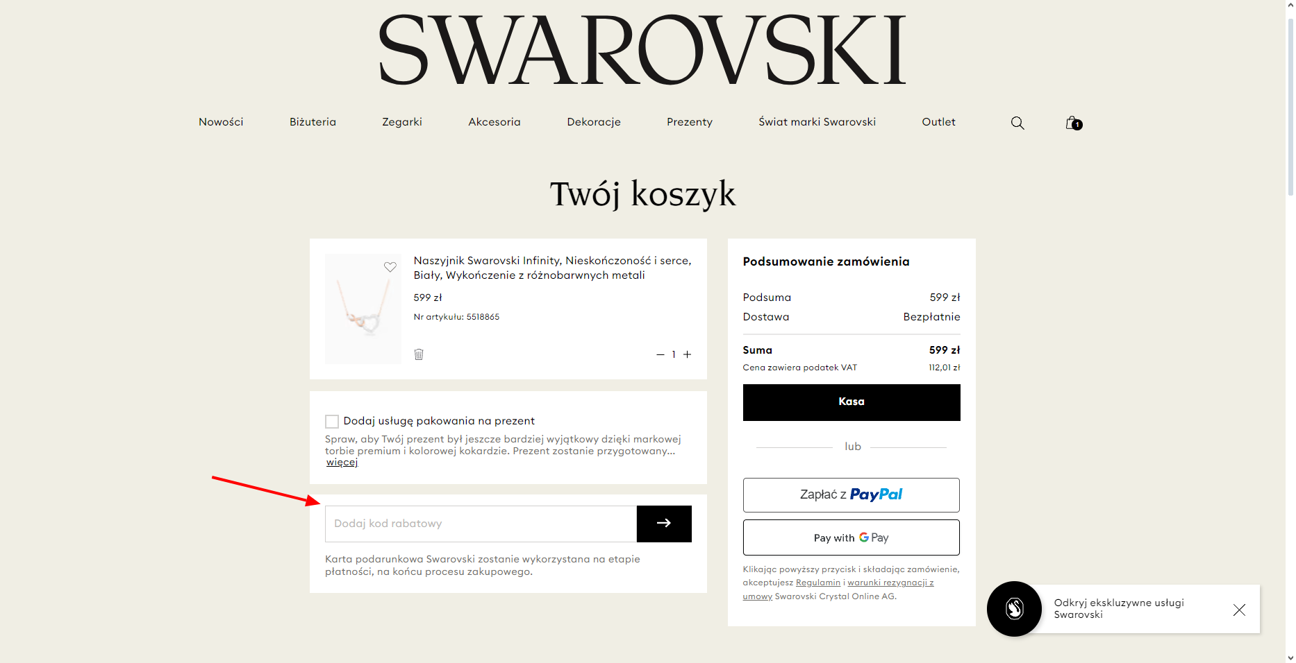 Obraz 4 - Kody Rabatowe Swarovski Obraz 4 - Najlepsze oferty: Swarovski Kod Rabatowy i Promocje