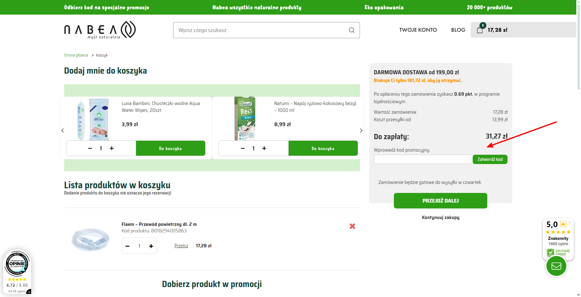 Obraz 5 - Najlepsze oferty: Nabea Kod Rabatowy i Promocje