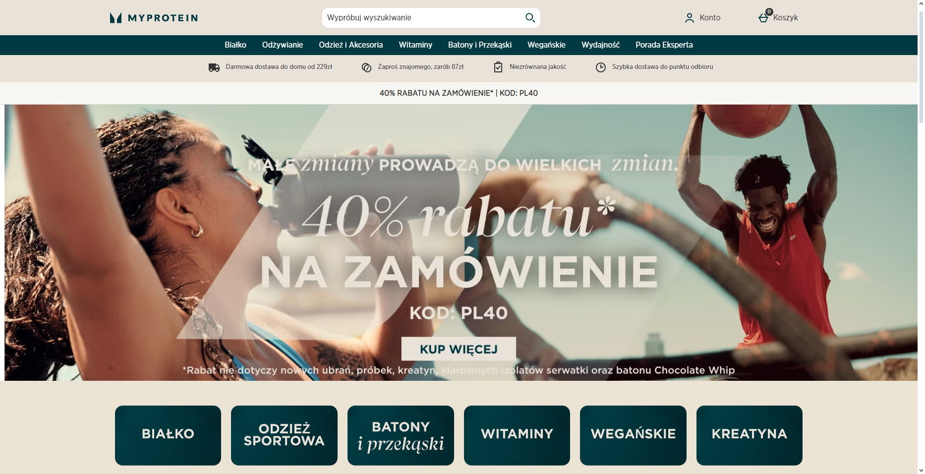 Kody Rabatowe Myprotein Najlepsze oferty: Myprotein Kod Rabatowy i Promocje