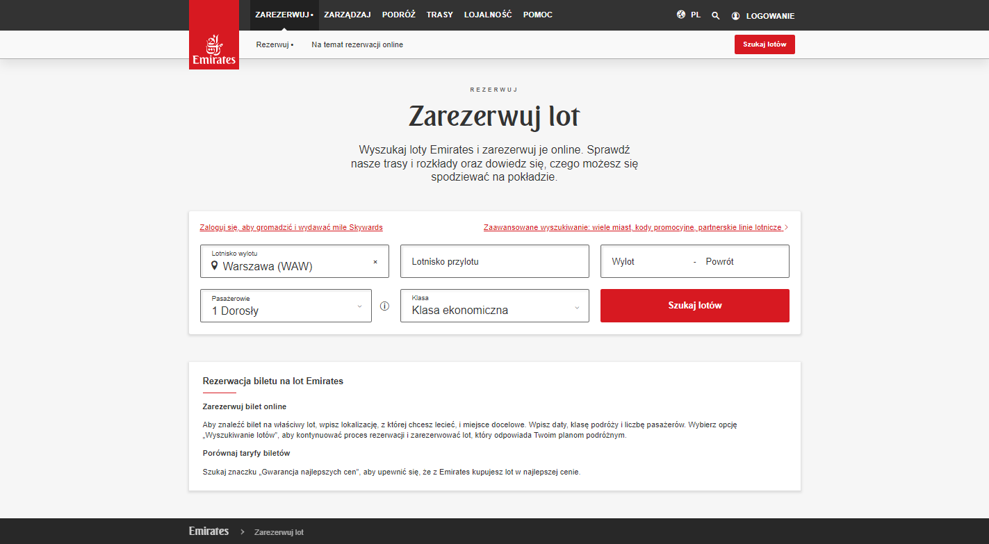 Kody Rabatowe Emirates Najlepsze oferty: Emirates Kod Rabatowy i Promocje