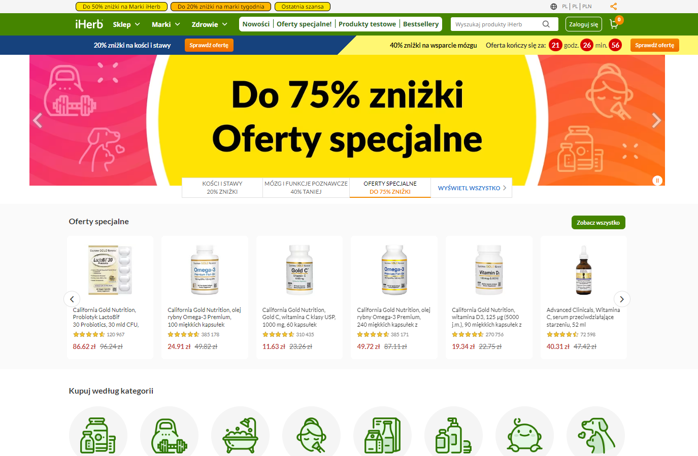 Kody Rabatowe IHerb Najlepsze oferty: IHerb Kod Rabatowy i Promocje