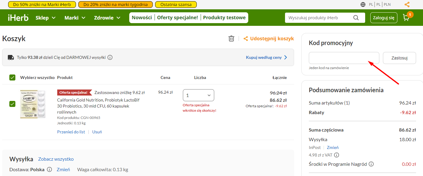 Obraz 4 - Kody Rabatowe IHerb Obraz 4 - Najlepsze oferty: IHerb Kod Rabatowy i Promocje
