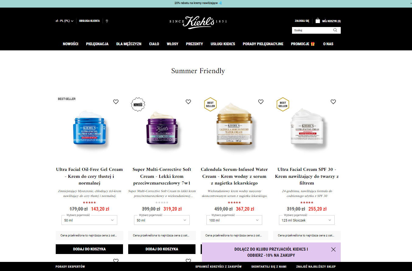 Kody Rabatowe Kiehls Najlepsze oferty: Kiehls Kod Rabatowy i Promocje