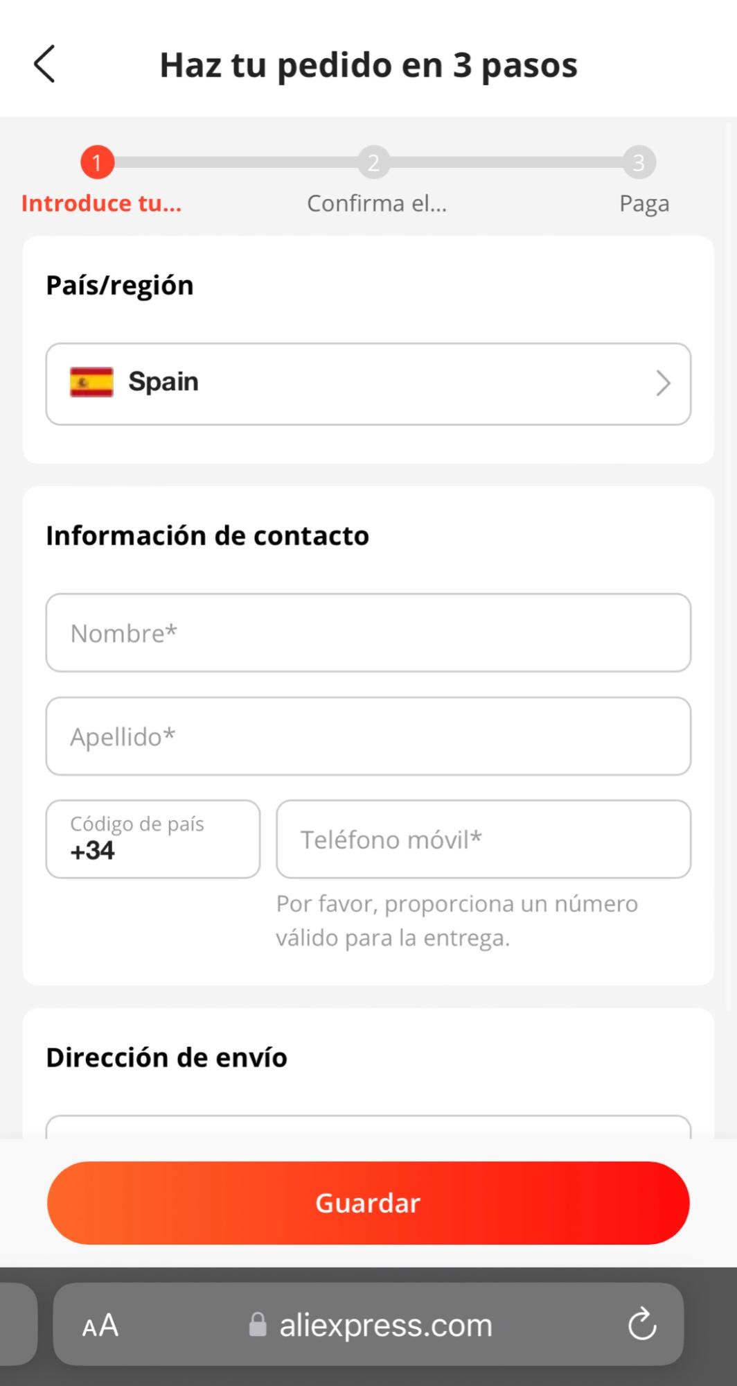 Imagen 5: Descuentos Aliexpress en Público Imagen 5: Usar código promocional en Aliexpress