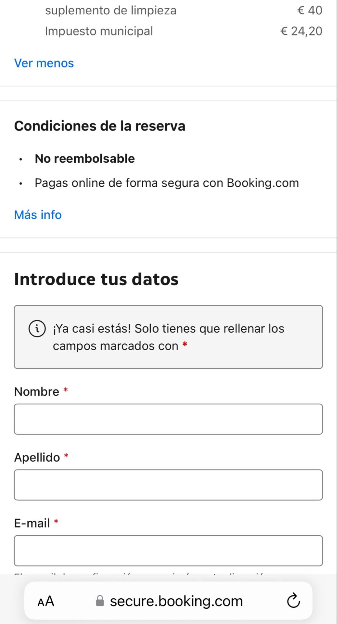 Imagen 4: Descuentos Sephora en Público Imagen 4: Usar código promocional en Booking