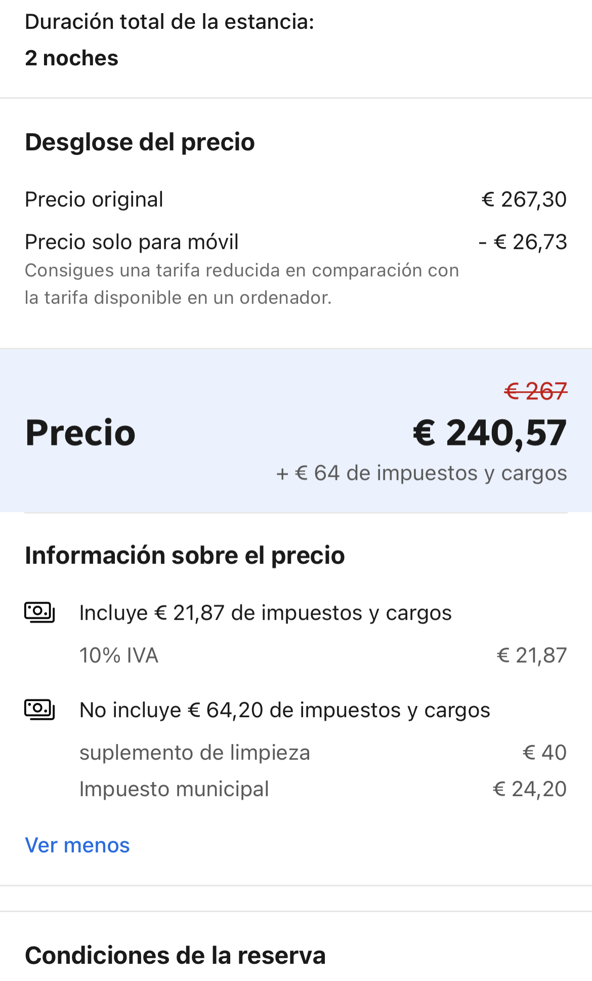 Imagen 5: Descuentos Sephora en Público Imagen 5: Usar código promocional en Booking