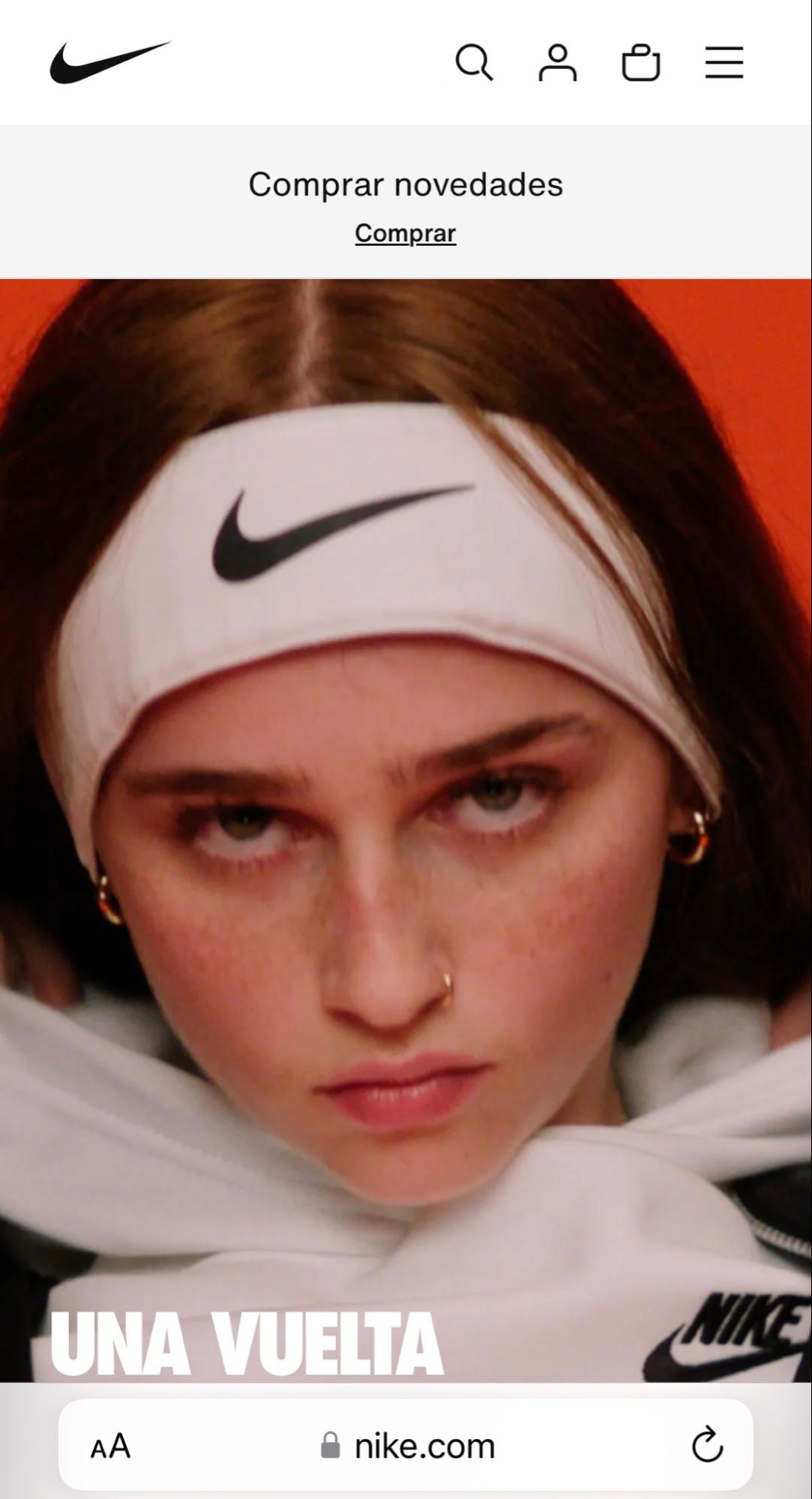 Imagen 2: Descuentos Nike en Público Imagen 2: Usar código promocional en Nike