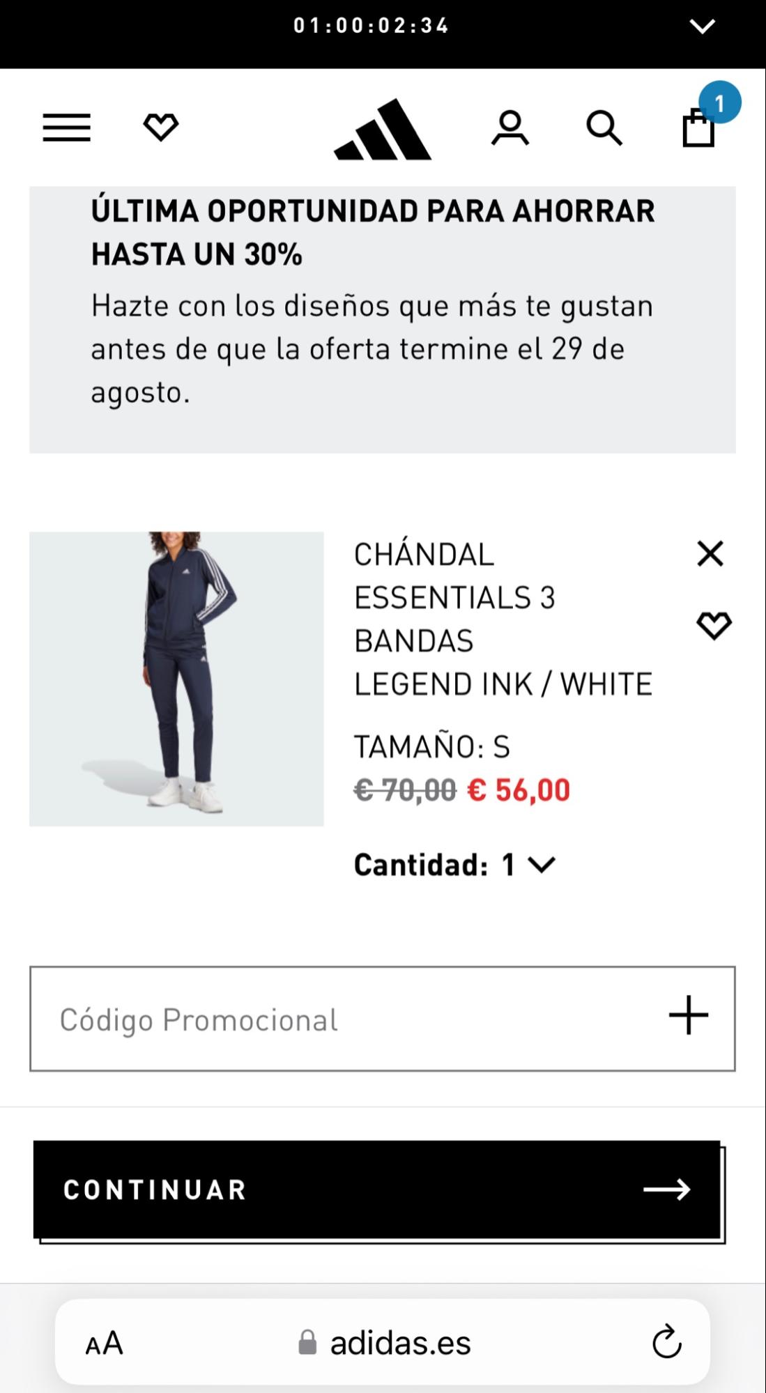 Descuentos adidas agosto hotsell