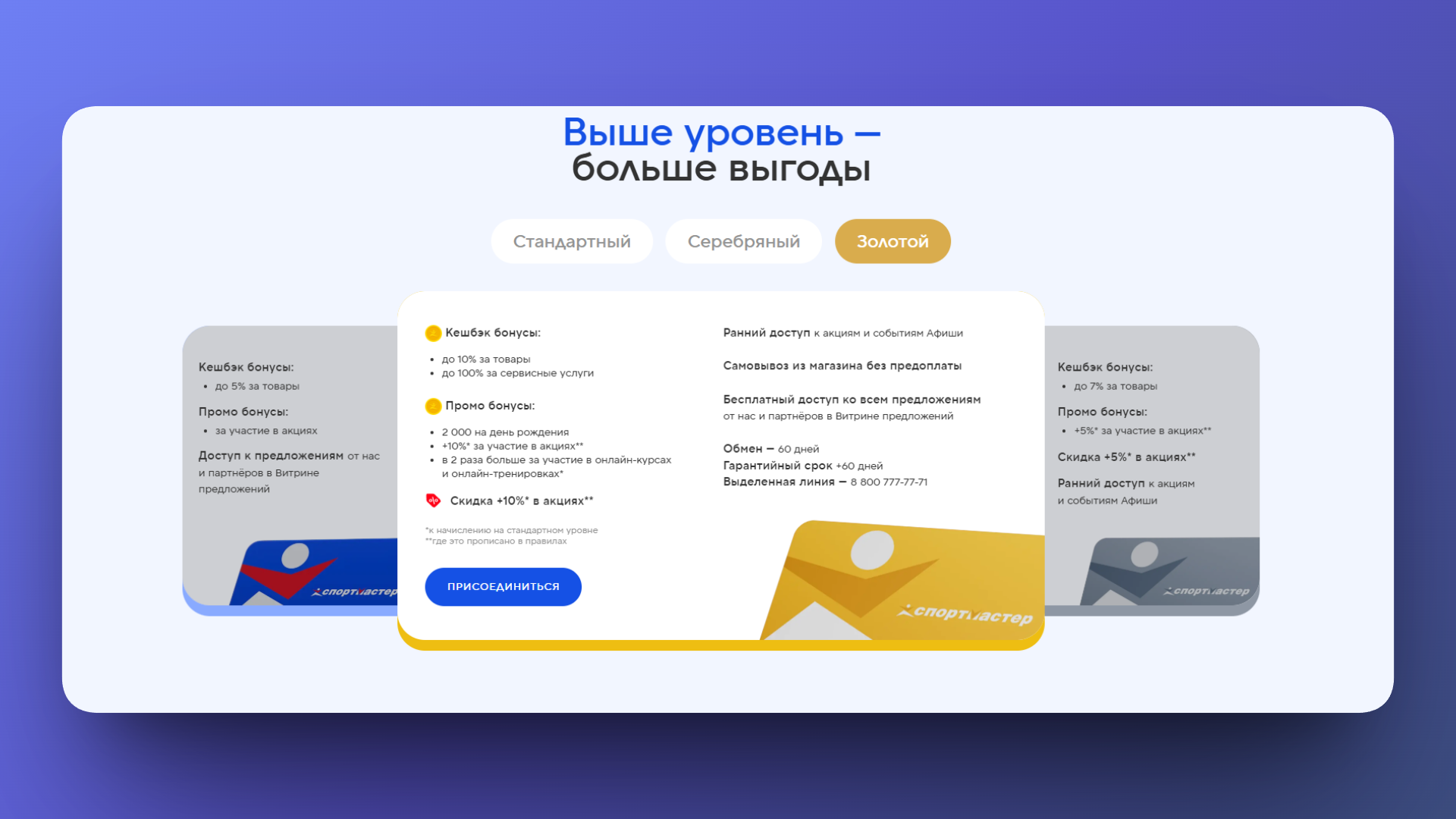 Программа лояльности Спортмастер