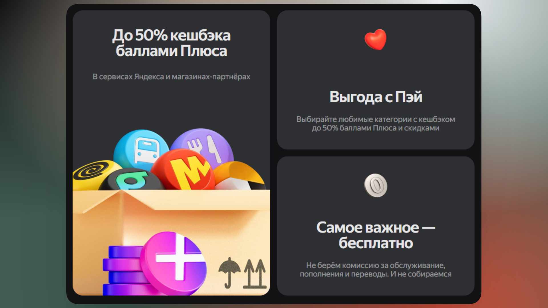 обслуживание яндекс пэй