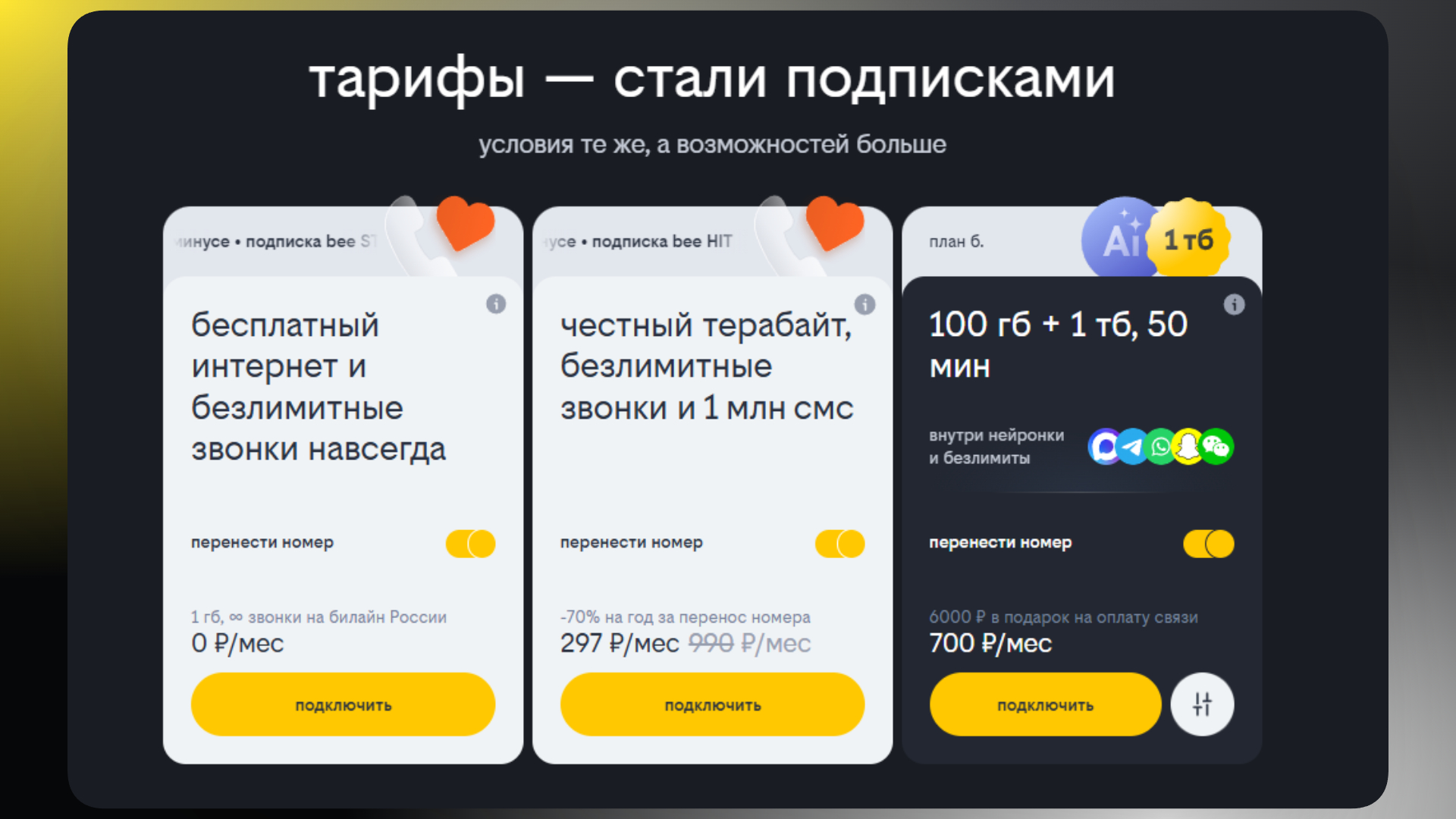 промокод билайн