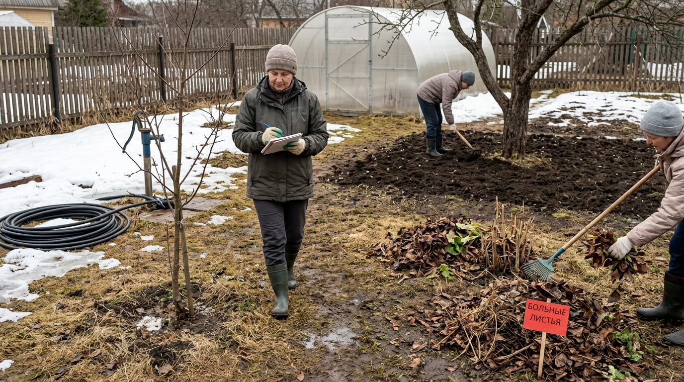 как подготовить участок