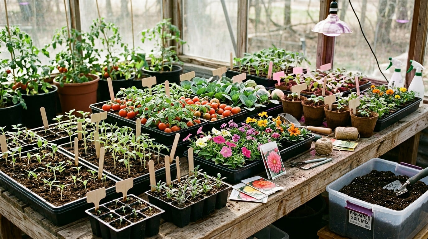 Календарь посева рассады на март — что сеять в первой и второй декаде