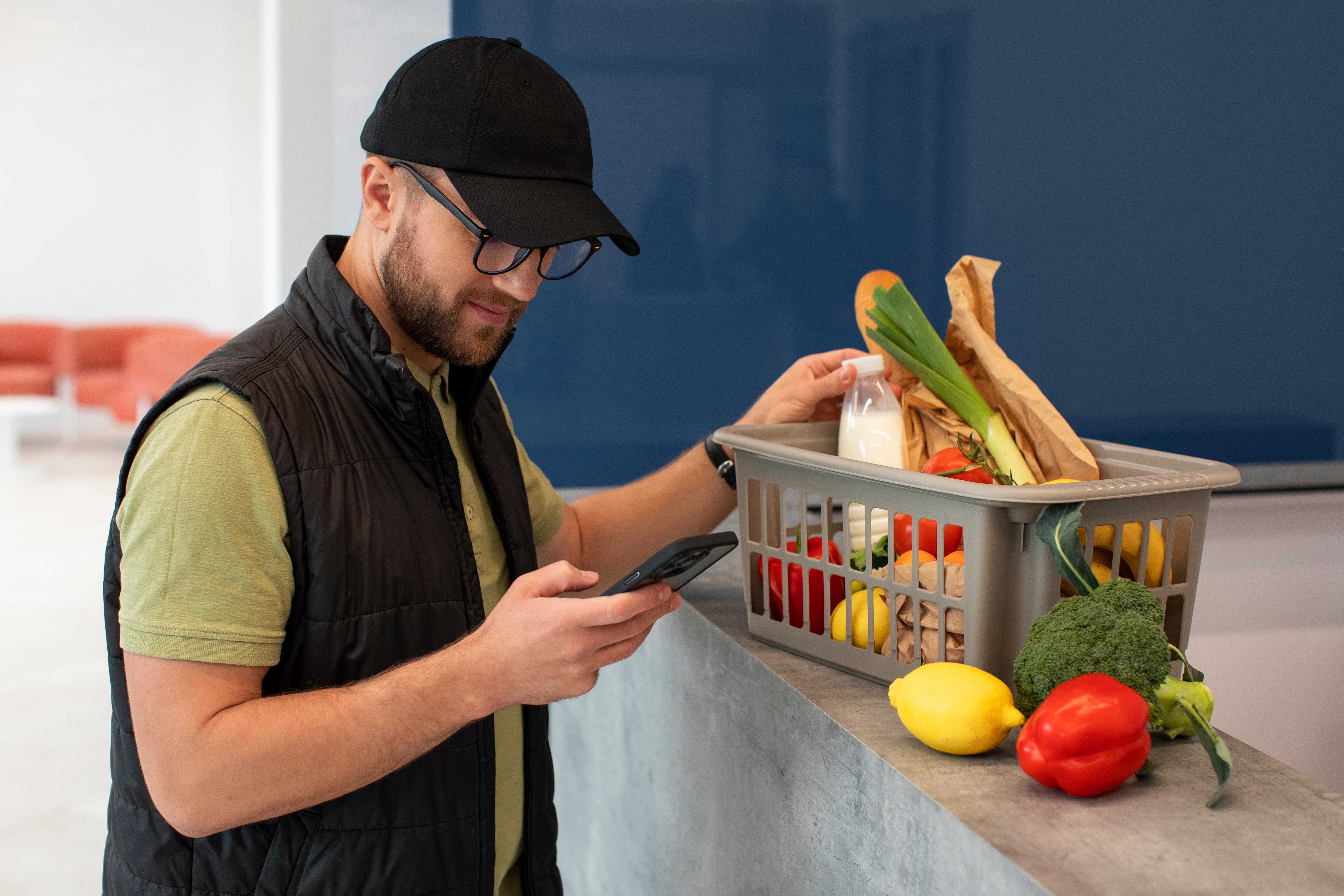 как заказать доставку продуктов