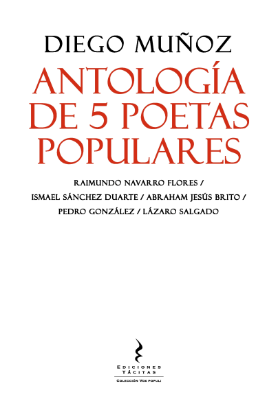 Antología de 5 poetas populares