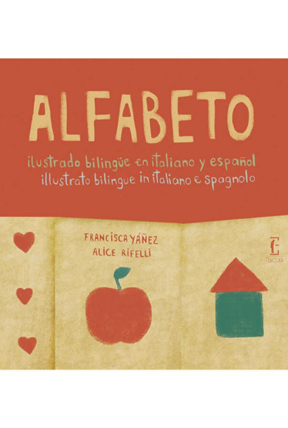Alfabeto ilustrado bilingue en italiano y español