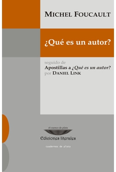 ¿Qué es un autor?