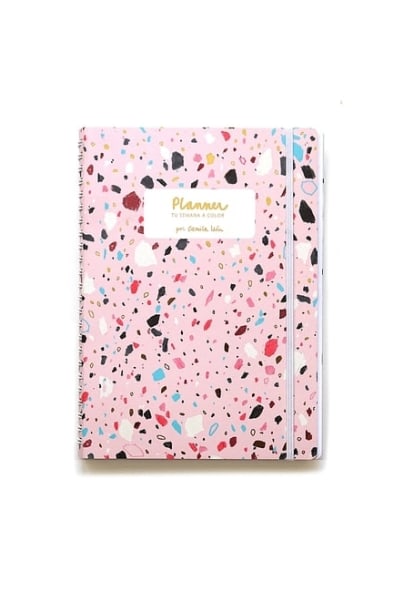 Planner Camila León - Tu semana a color - Rosado
