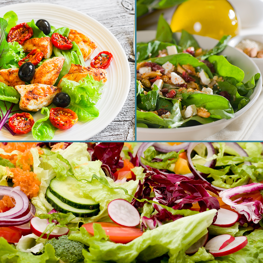 ¡Ensaladas para que disfrutes en todo momento!