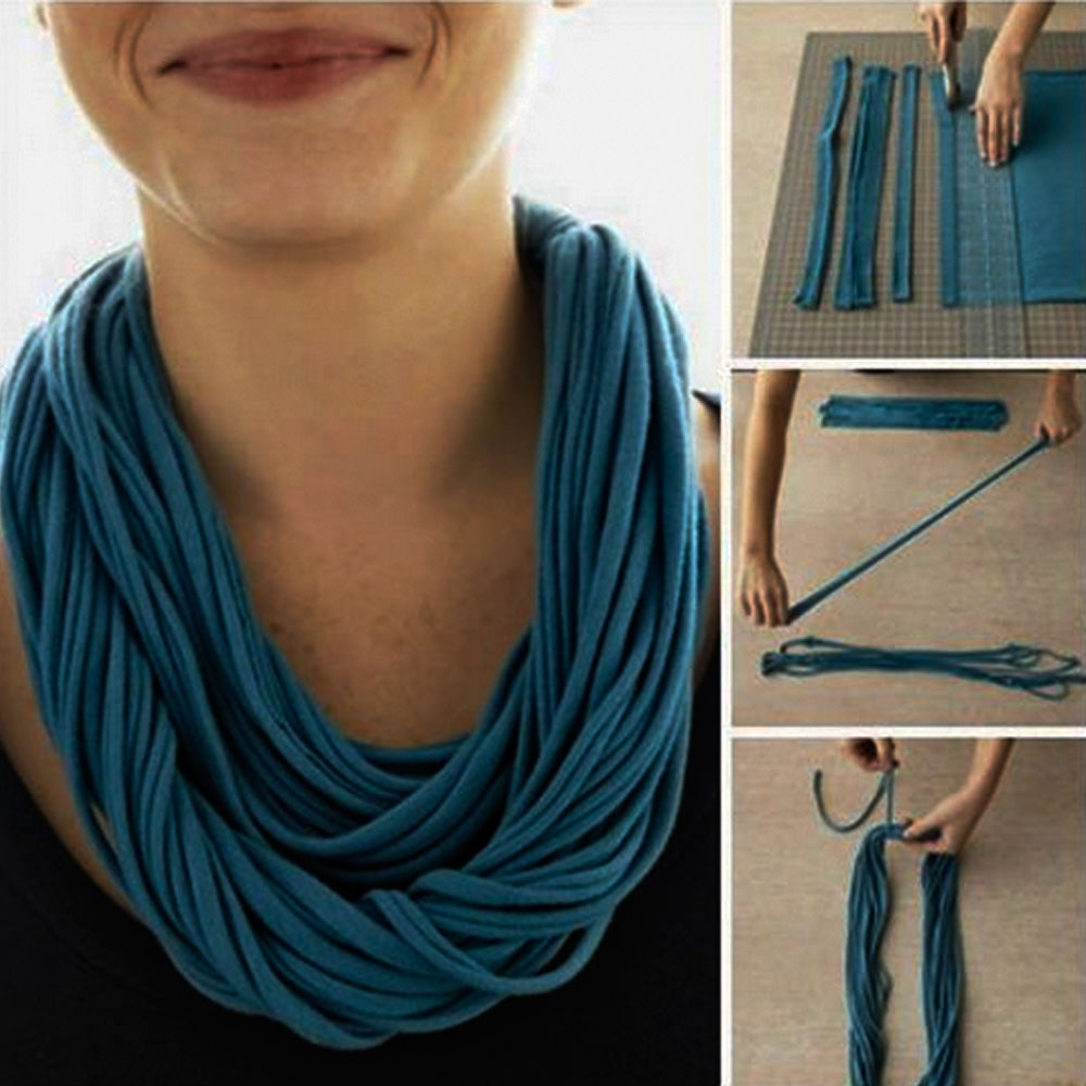 ¡Convierte tus poleras viejas en un moderno accesorio!