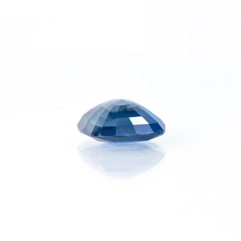 2.54 CT Heated Cushion Blue Sapphire.