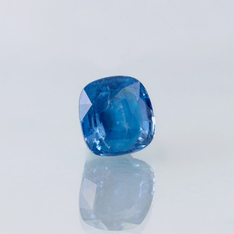 1.01 CT Unheated Natural Cushion Blue Sapphire.