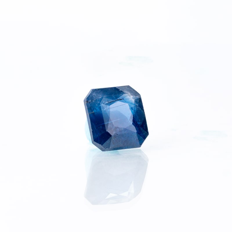 1.70 CT Heated Octagon Blue Sapphire.