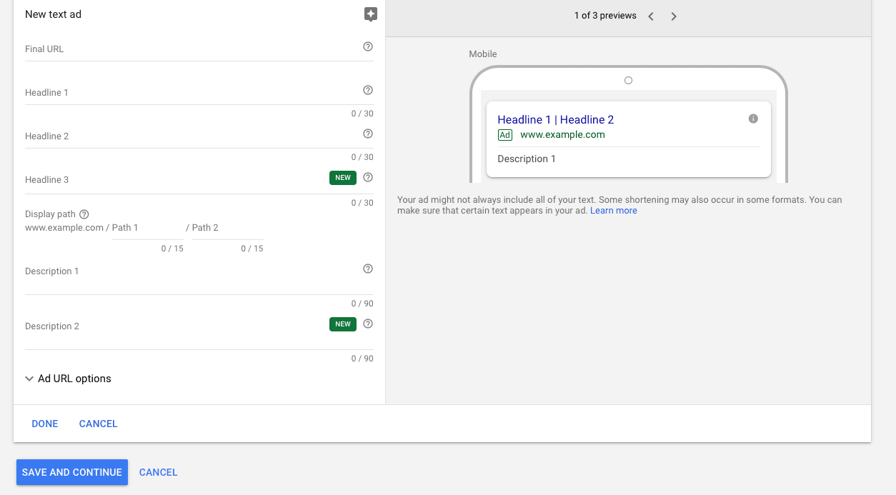 Google Ads Set Up Create Ads