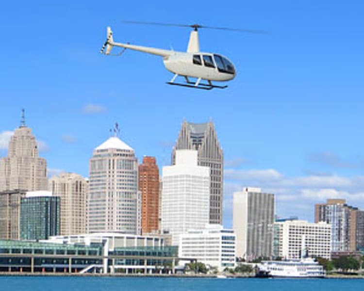 Image of Private Helicopter Ride Detroit South Suburbs, Doors Off Adventure - 15 Minutes (3rd Passenger Rides for Free!)