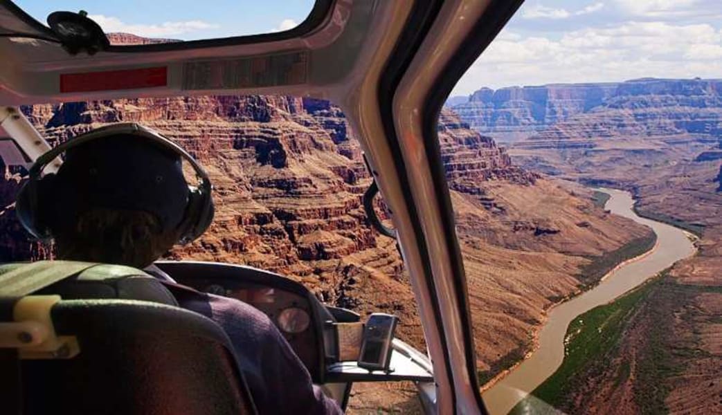 Grand Canyon Helicopter Tour with Landing, West Rim - 70 Minutes (FREE ROUND TRIP SHUTTLE FROM HOTEL!)