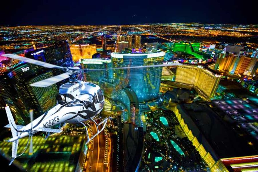 Helicopter Ride Las Vegas Strip, Night Tour - 15 Minutes