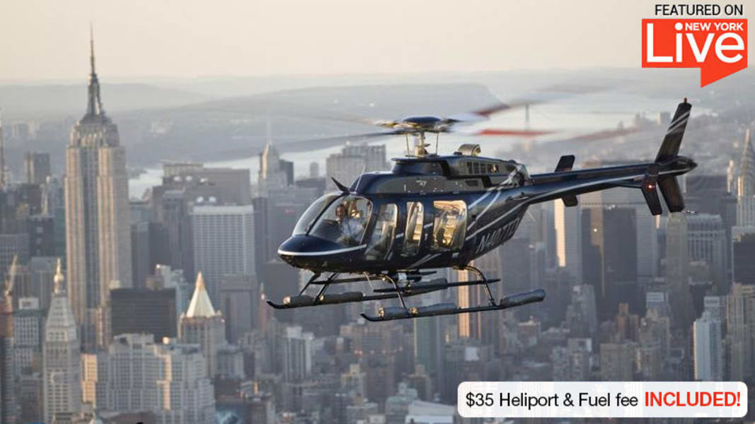 Helicopter Ride New York City, City Skyline Photo Flight - 25-30 Minutes