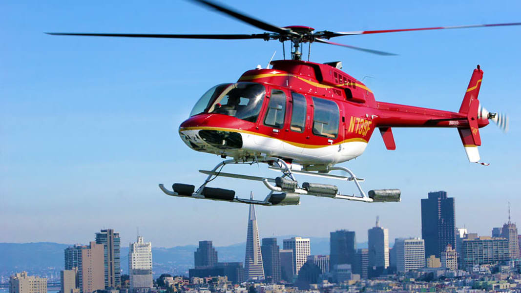 San Francisco Helicopter Tour and Dinner Cruise - 5 Hours (FREE SHUTTLE SERVICE INCLUDED!)