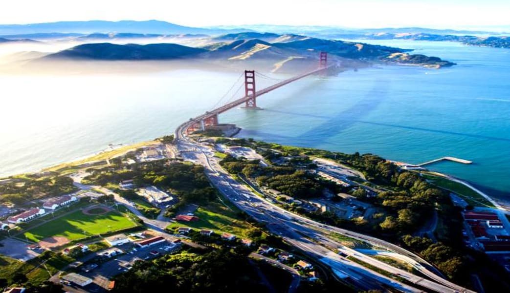 Image of Helicopter Tour San Francisco, Golden Gate Bridge - 45 Minutes