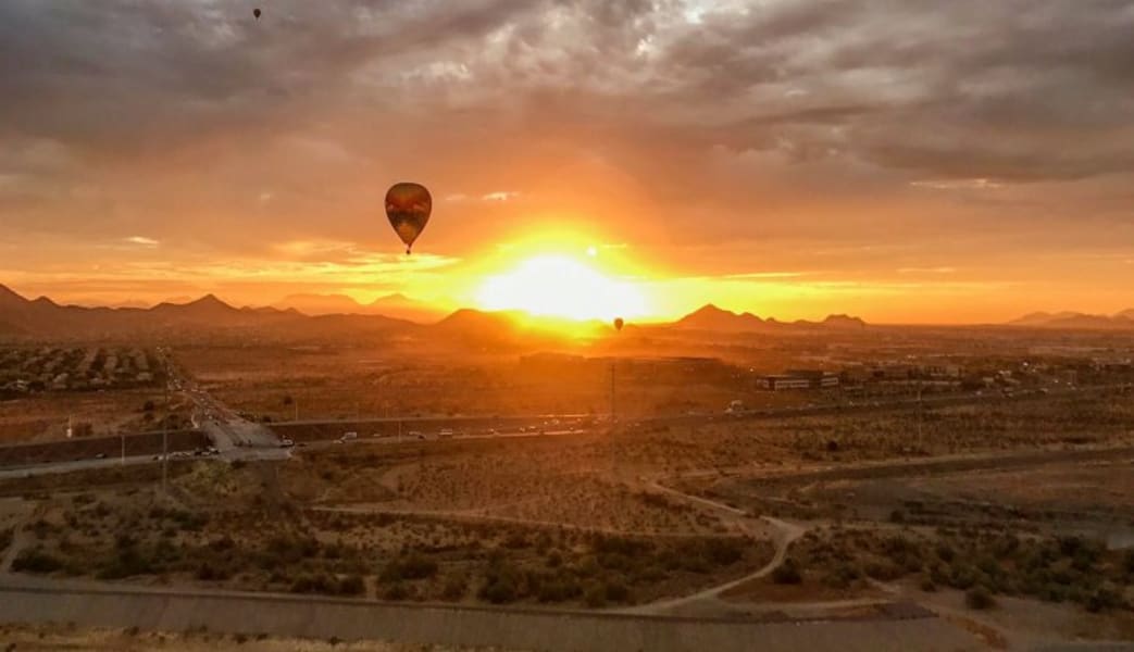 Hot Air Balloon Ride Phoenix Area, Sunset Flight - 1 Hour