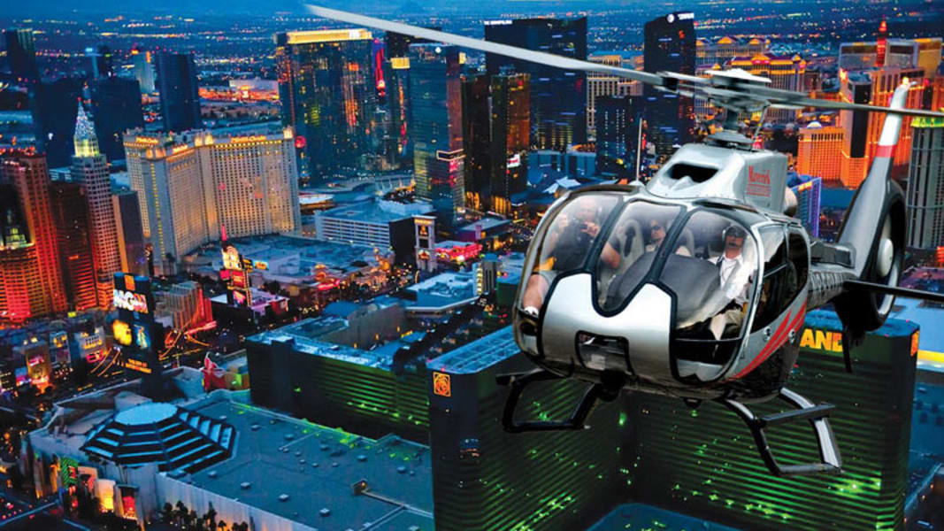 Helicopter Tour Las Vegas, Strip Night Flight - 15 Minutes