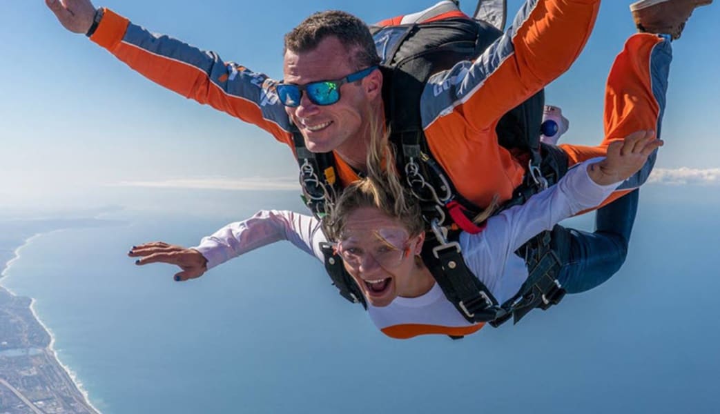 Oceanside Skydiving from 13,000 feet above San Diego