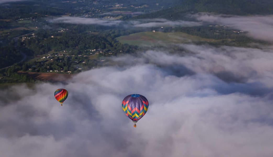 Hot Air Balloon Ride Asheville - 1 Hour Flight