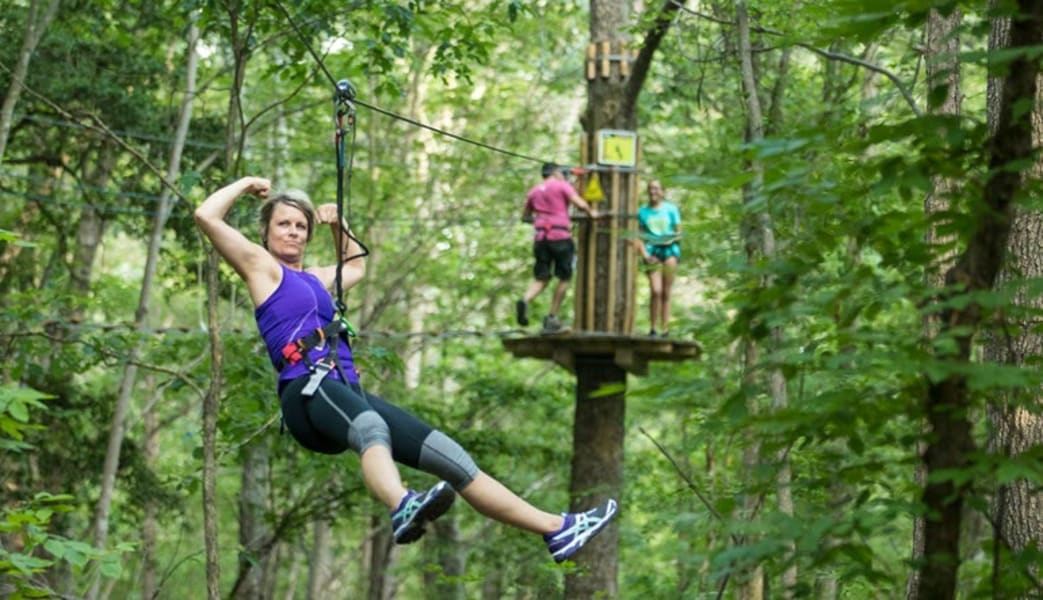 Zipline Treetop Adventure, Richmond, Williamsburg, 2.5 Hours