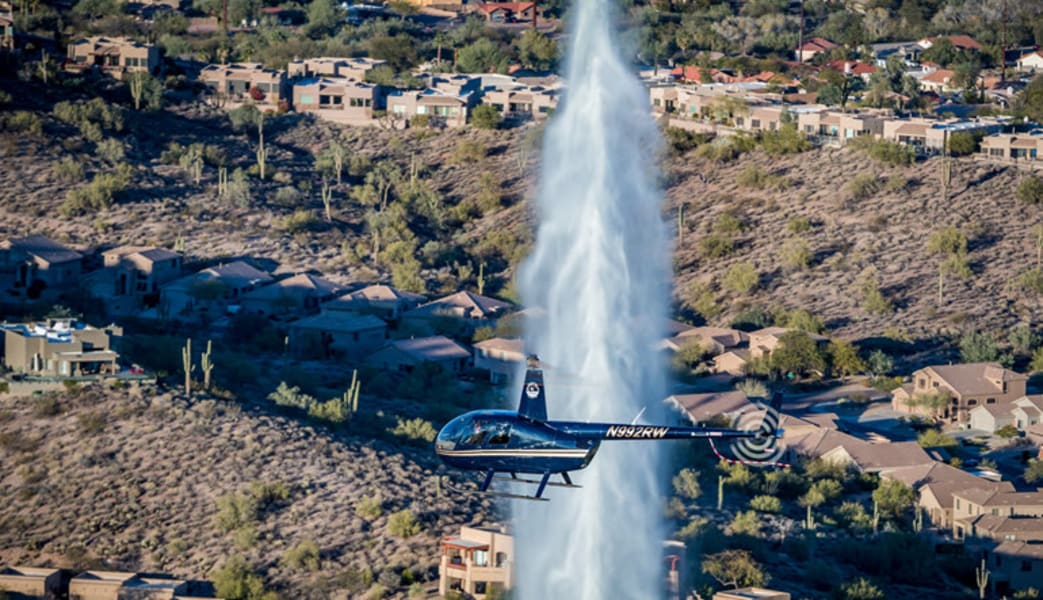 Image of Helicopter Tour Mesa, Fountain Hills, Desert Mountains, and Lakes- 30 Minutes